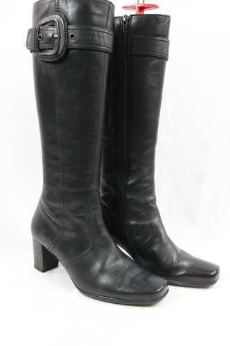 Women gabor black leather - women's,