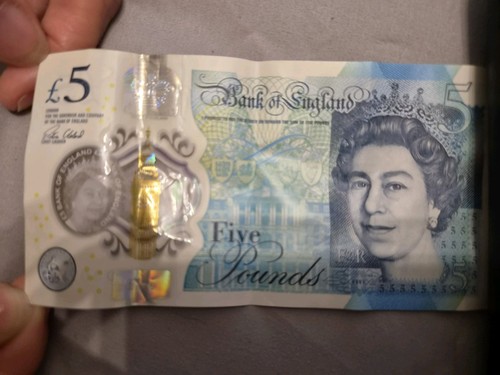Aa01 note five pounds - aa01,