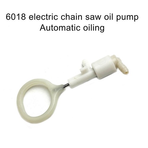 White electric chain saw - electric,