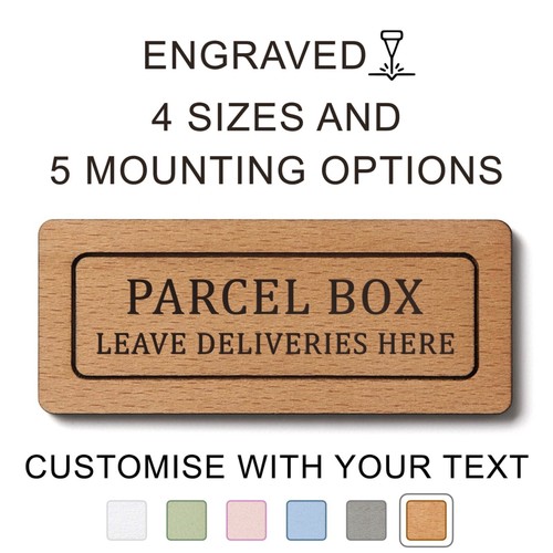 Personalised parcel box - parcel,