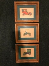 LOT OF 3 VINTAGE ANTIQUE CAR
