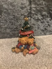 Regency Fine Arts, Santa bears, Merry Christmas,mummy & daddy Bear Ornament
