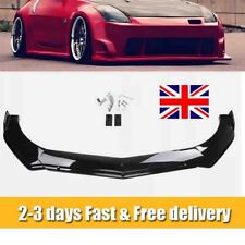 For Nissan 370Z 350Z Front Bumper Lip Spoiler Splitter Body Kits Gloss Black MU