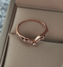 NEW 9ct Rose Gold Wishbone