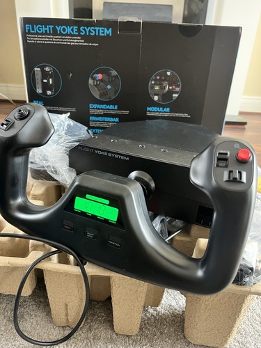 Logitech flight yoke system - logitech,
