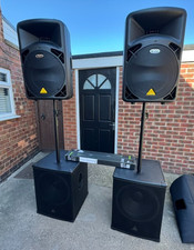 Behringer PA System, 2x B615D