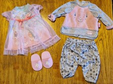 Baby Annabell Nightwear Bundle, Sweet Dreams Nightgown And Pyjamas
