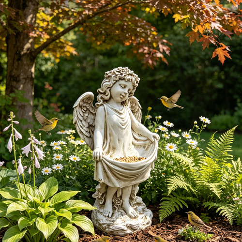 Tall weathered angel - 21.06",