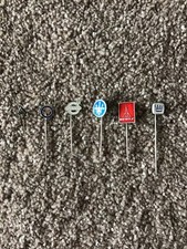 1960,s Pin Badges. Renault Saab Volvo Deutz Tractor Westinghouse Diesel Scania