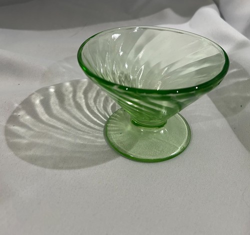 Vintage uranium green glass - vintage,