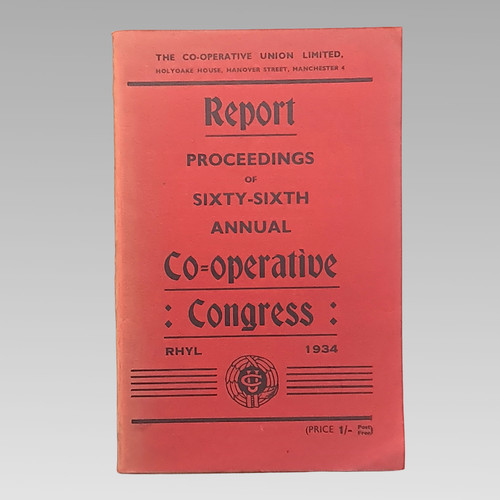 1934 operative congress - 1934, co-operative