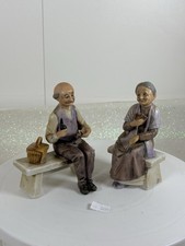 Vintage old man - man, woman