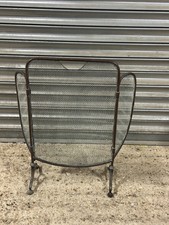 Lovely Antique 19th Century Bronze And Metal Fire Guard 