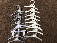 job lot of premature tiny baby clothes plastic hangers x17