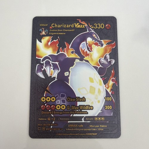 Charizard vmax black foil - black,