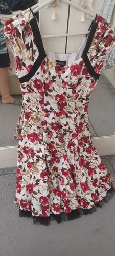 Hearts roses dress 12 - hearts, &