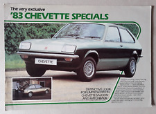 Vauxhall Chevette Specials Brochure / Leaflet 1983 - Limited Edition