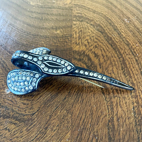 Art deco black silver - art,