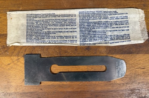 Record plane blade - record,