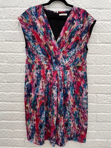 Kaliko pink knee length - pink, dress