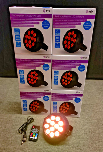 Qtx rechargeable mini led par - mini,