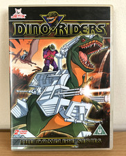 Dino Riders The Complete Series DVD 2 Disc Set Vgc