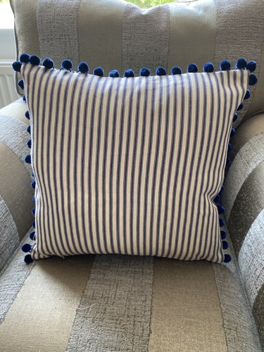 French ticking blue - ticking,
