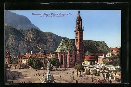 Bolzano piazza vittorio - ak,