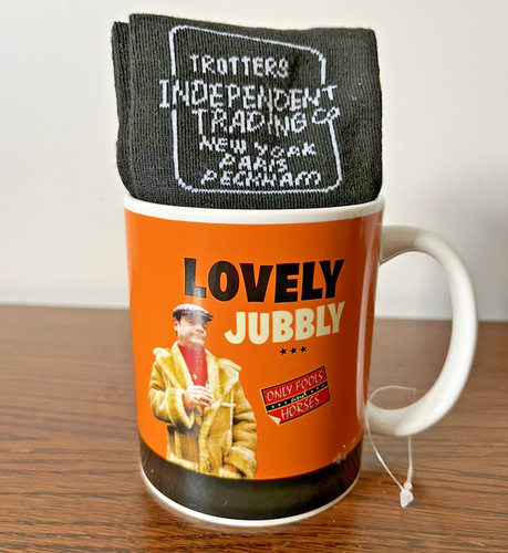 Del boy ceramic mug and - ceramic, socks