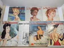 7x La Vie Parisienne Magazines French Glamour 1957 1958 1965 Vintage
