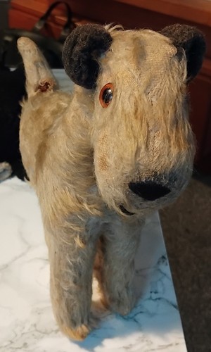 Antique steiff terrier - antique, 22cm