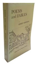 The Poems and Fables of Robert Henryson Schoolmaster of Dunfermline By H. Harvey