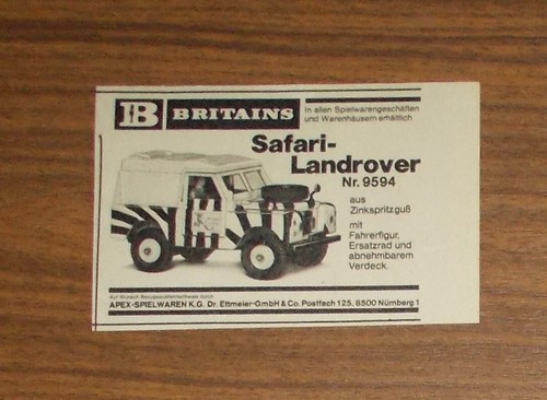 Rare advertising britains - rare,