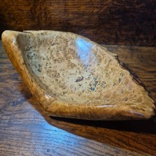 Hand carved oak burl - carved,