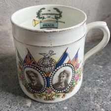 Antique 1919 Peace Commemorative Mug – Macclesfield Coat of Arms - Cllr Frost