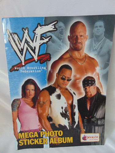 Wwf mega photo sticker - sticker, album