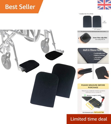 Non slip wheelchair footrest - non-slip,