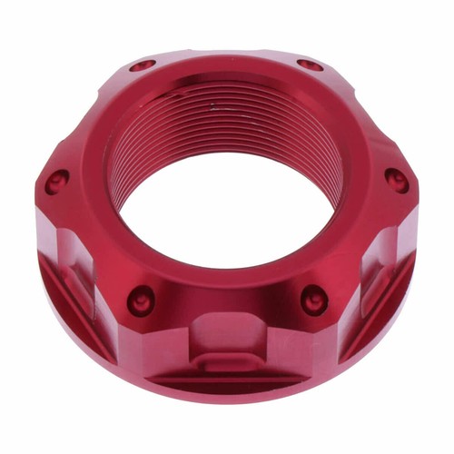 Red aluminum steering head - red,