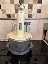 Kenwood kMix Hand Mixer in Cream with Stand and Attachments