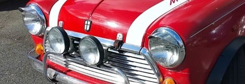 Spot lights off mini classic - a,