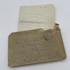 WW1 1917 Handwritten Letter