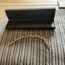 Never Worn Danbury Mint  Festive Bracelet Still In Box