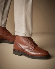 Brogue Boot Leather Sanders