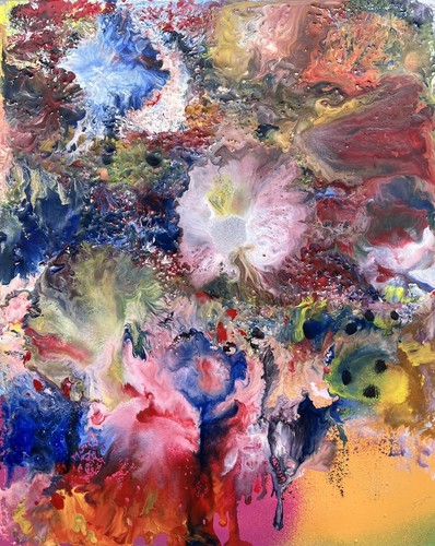 Encaustic painting melissa - encaustic,
