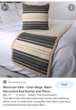 Queen Bed Runner , Moroccan