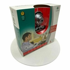 LOGITECH Quickcam Webcam Pro 5000 & Built in Mic Zoom Skype Teams Calls Office
