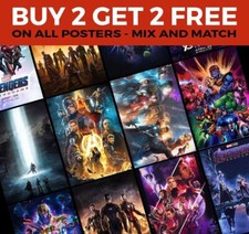AVENGERS POSTER ART PRINT A4