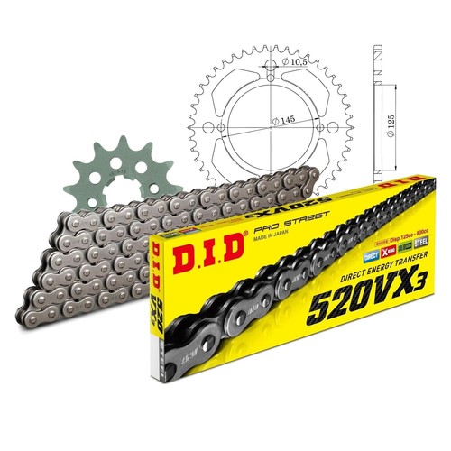 Did motorcycle chain set steel - did,