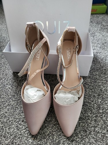 Cream satin bridal - cream, shoes