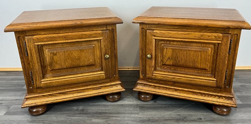 Pair bedside tables - of, vintage